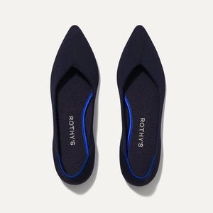 Rothy’s The Point Navy Size 8 Brand New